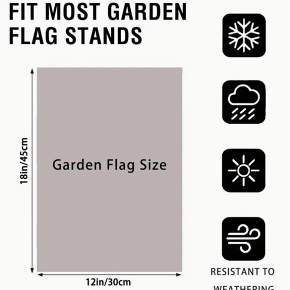 1pc 12"X18" Christmas Welcome Garden Flag with Bulbs - Picture 2 of 4